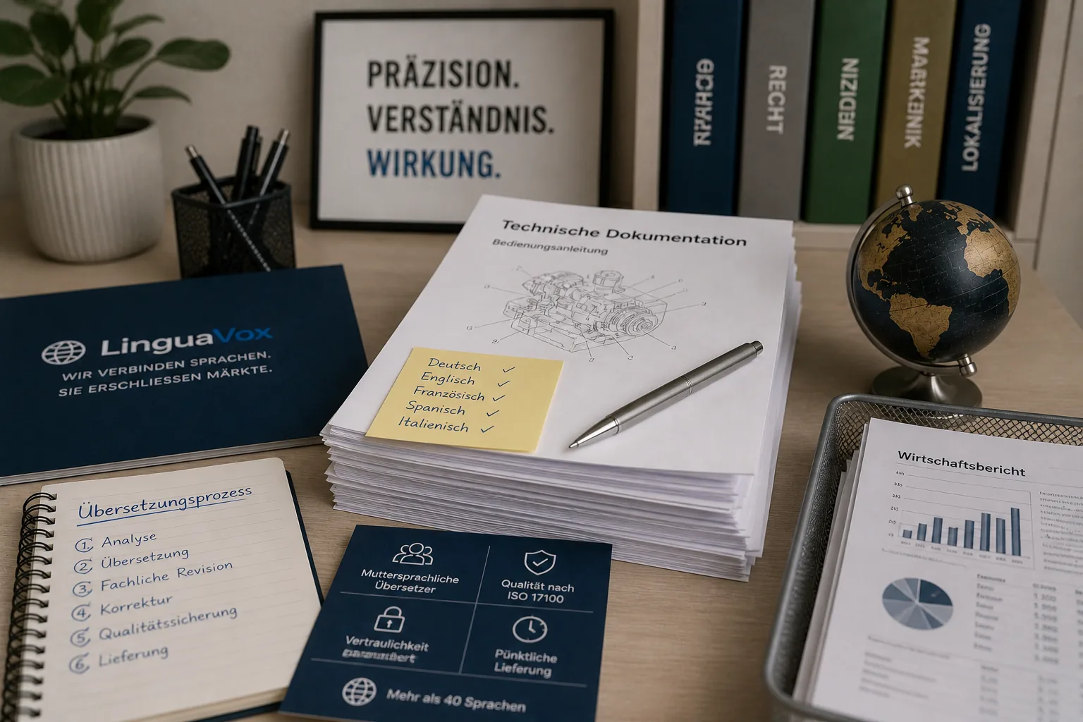 Qualitätskontrolle bei mehrsprachigen Übersetzungsprojekten
