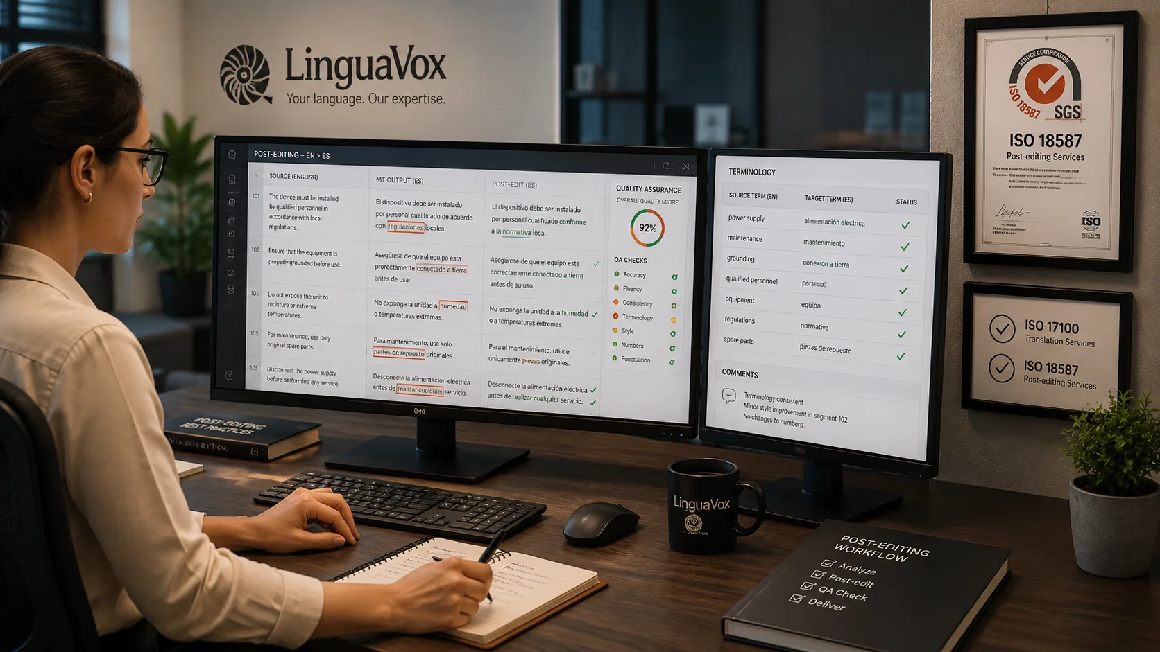 Werkzeugmaschinen – professionelle Übersetzungen von LinguaVox